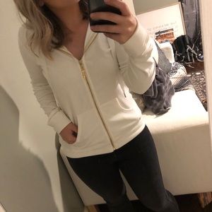 Lilly Pulitzer white zip up